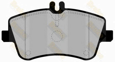 BRAKE ENGINEERING pa1367 -  Комплект тормозных колодок, дисковый тормоз